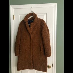Never Worn J.Crew Teddy Sherpa Topcoat.